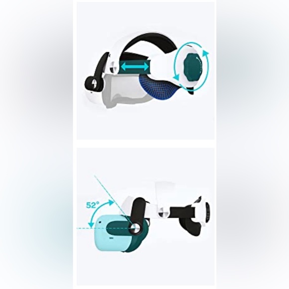 Oculus Meta Quest 2 Adjustable Head Strap, Fully Balanced for Adults & Kids NEW - Picture 12 of 15